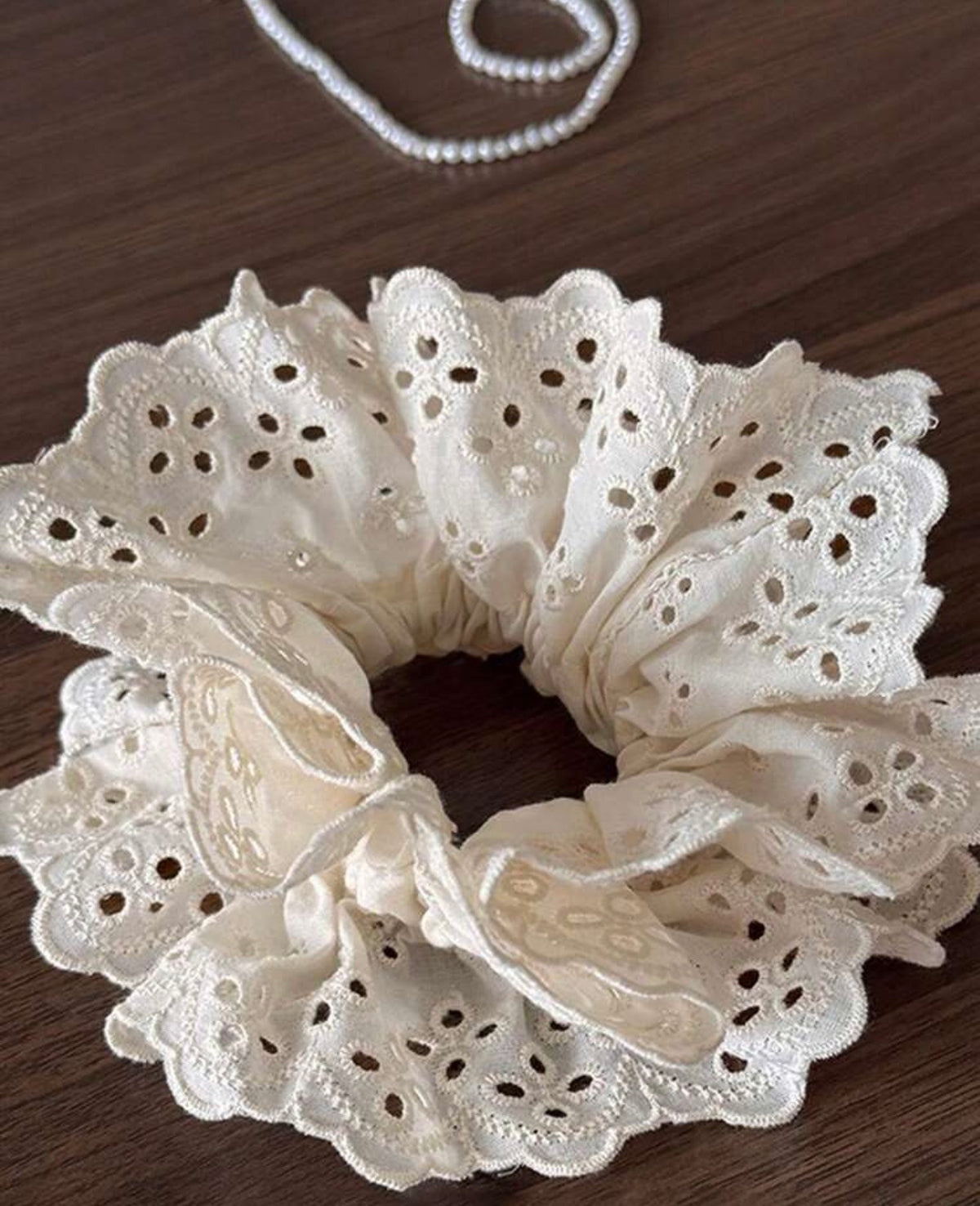 Basic Lace Scrunchies