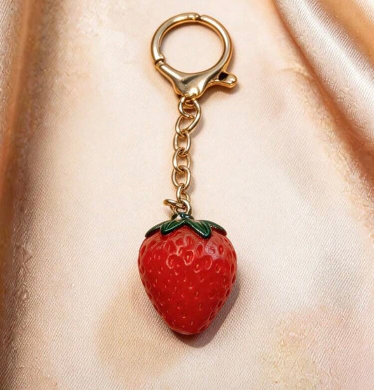 Strawberry keychain