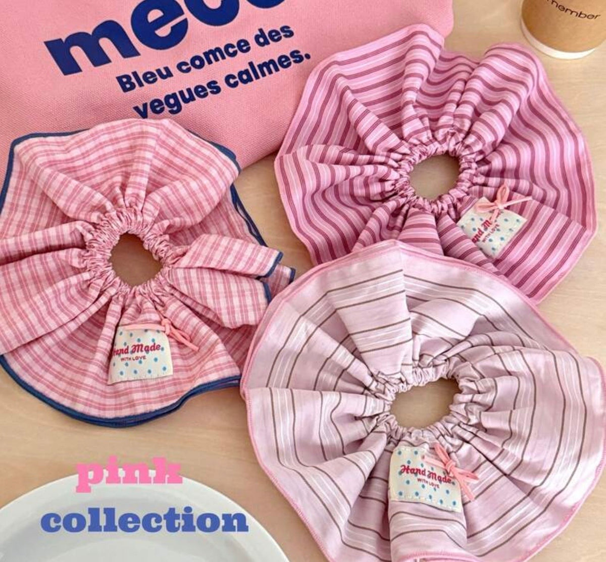 Big XL Striped Scrunchies