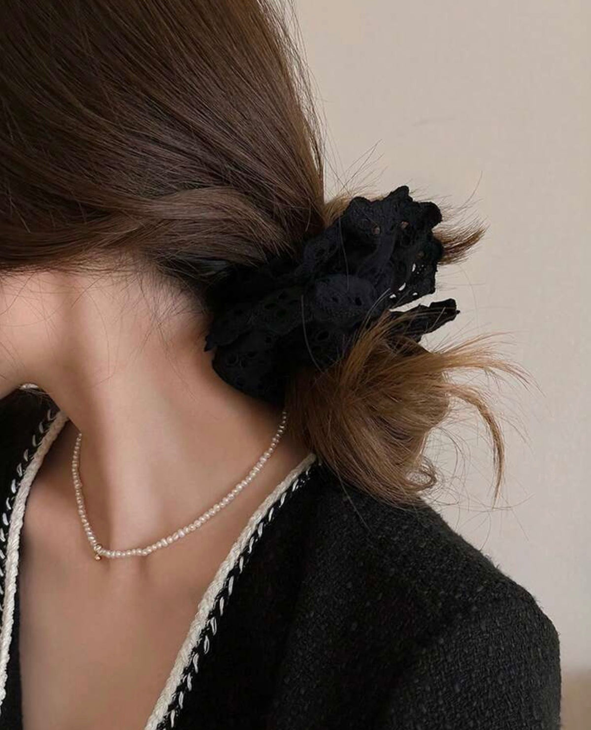 Basic Lace Scrunchies