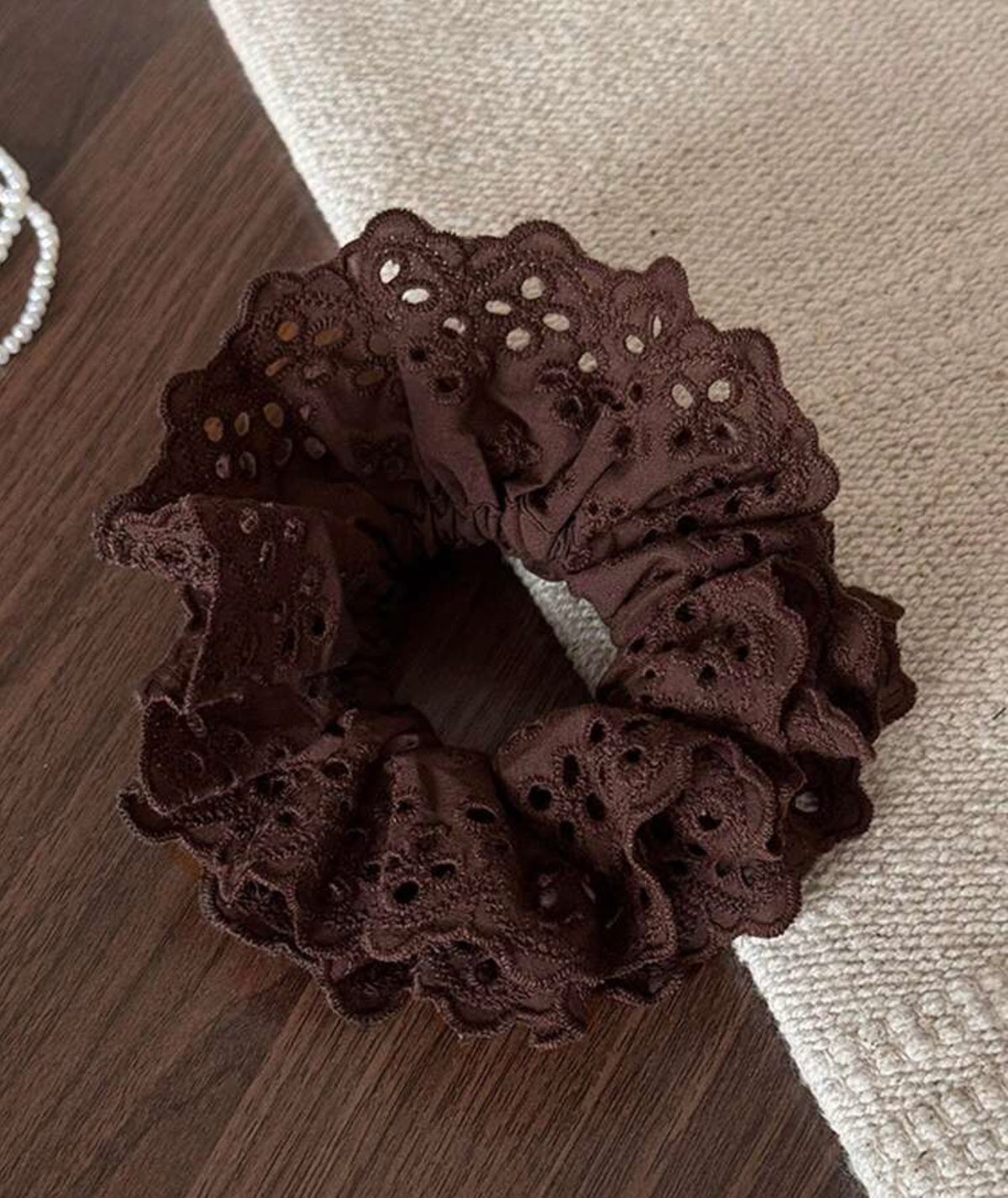 Basic Lace Scrunchies