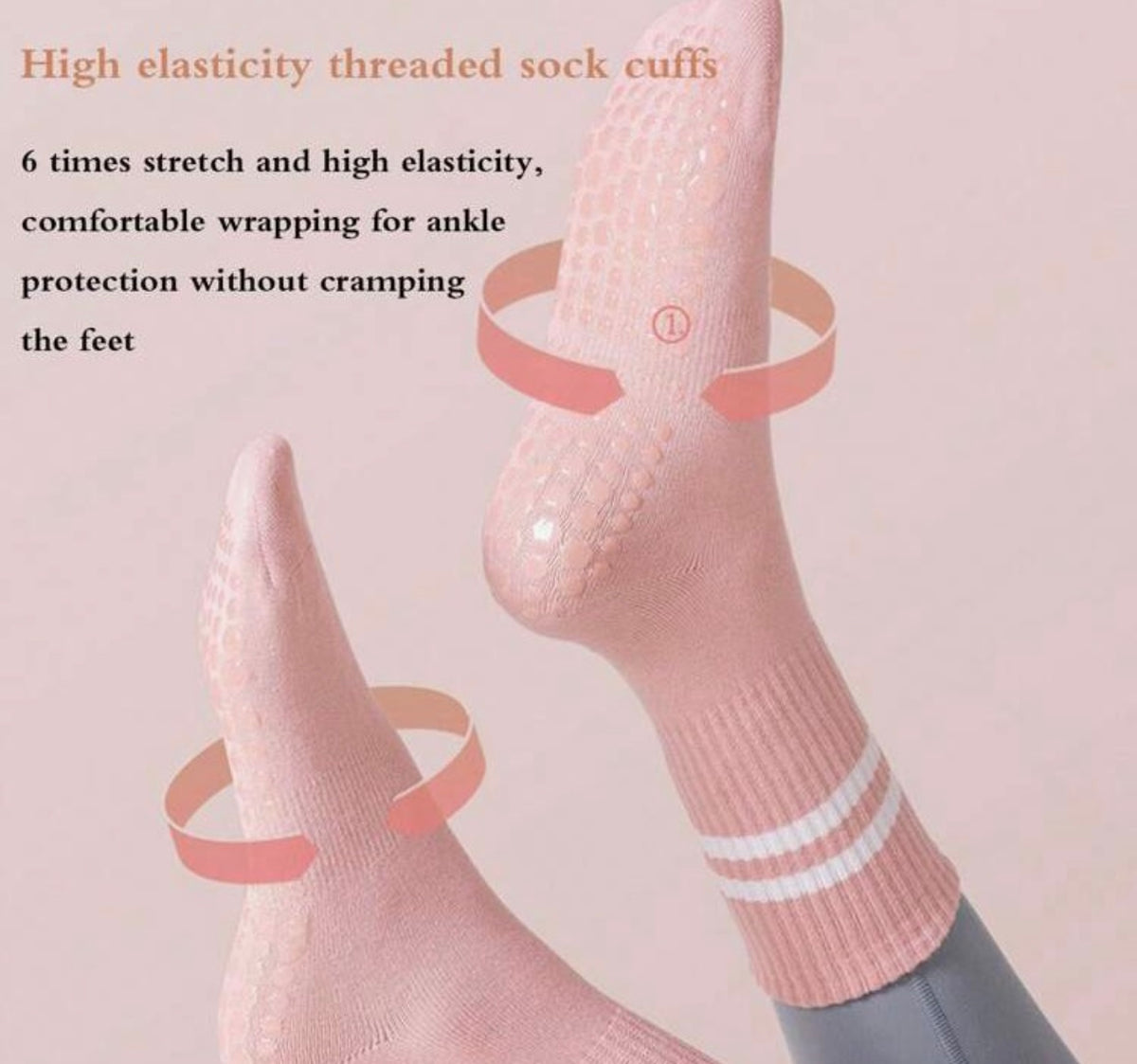 Anti Slip Yoga, Barre & Pilates Socks