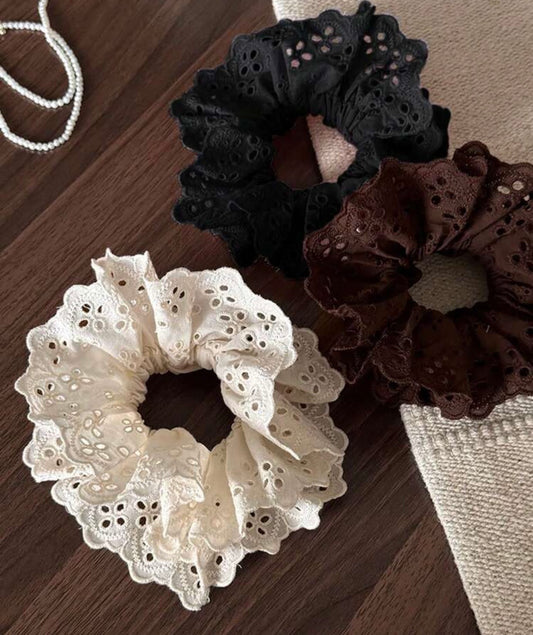 Basic Lace Scrunchies