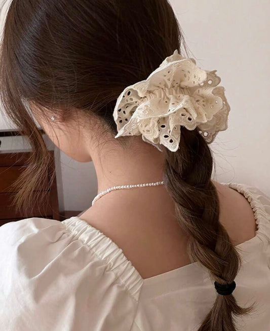 Basic Lace Scrunchies
