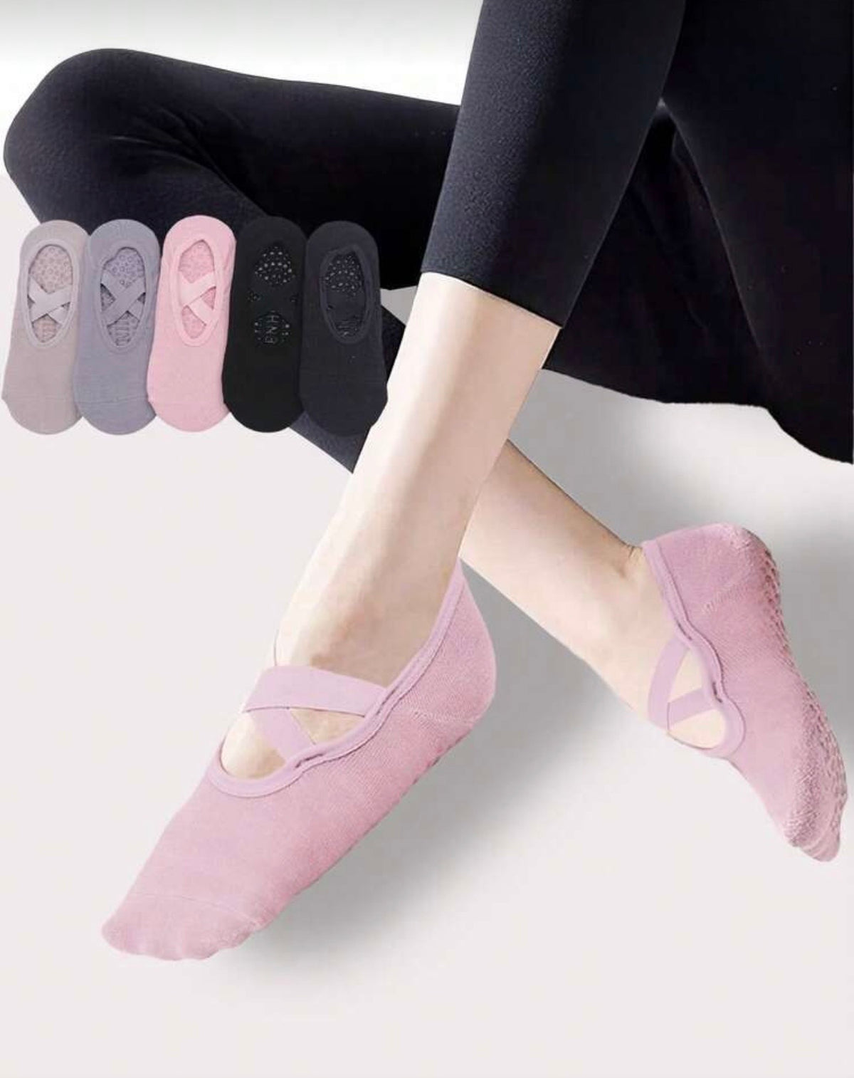 Ballerina Pilates Grip Socks